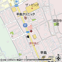 岡山県岡山市東区東平島1117周辺の地図