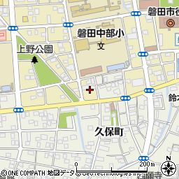 静岡県磐田市国府台11周辺の地図