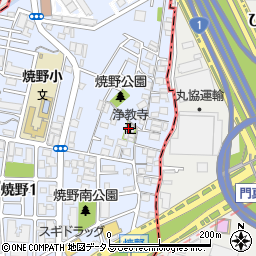 浄教寺周辺の地図