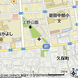 静岡県磐田市国府台20-8周辺の地図