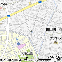 静岡県浜松市中央区和田町380周辺の地図