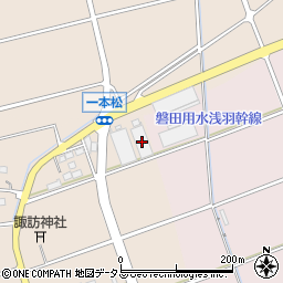 静岡県袋井市浅岡285周辺の地図