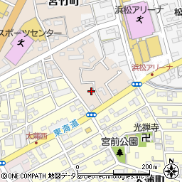 静岡県浜松市中央区宮竹町41周辺の地図