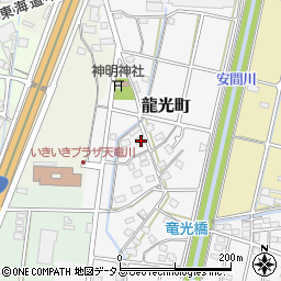 静岡県浜松市中央区龍光町223周辺の地図