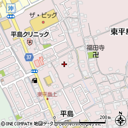 岡山県岡山市東区東平島1113周辺の地図