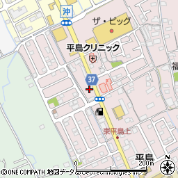 岡山県岡山市東区東平島1036-8周辺の地図