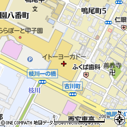 ゆうちょ銀行イトーヨーカドー甲子園店内出張所 ＡＴＭ周辺の地図