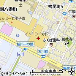 マクドナルド甲子園イトーヨーカドー店周辺の地図