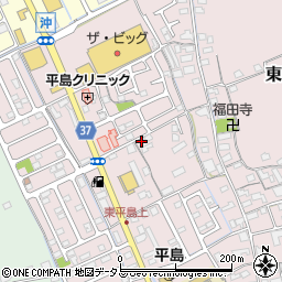 岡山県岡山市東区東平島1116周辺の地図