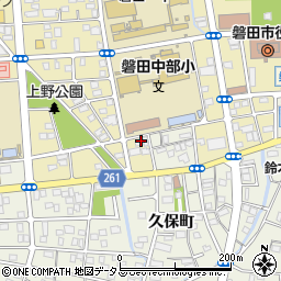 静岡県磐田市国府台11-6周辺の地図