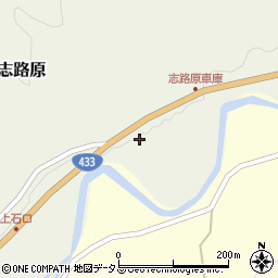 広島県山県郡北広島町志路原388周辺の地図