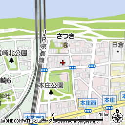 インベスト北梅田周辺の地図