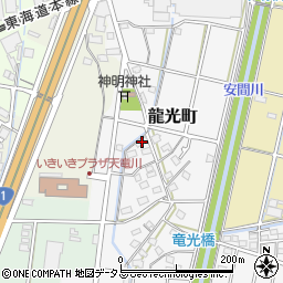 静岡県浜松市中央区龍光町221周辺の地図