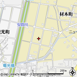 静岡県浜松市中央区材木町274周辺の地図