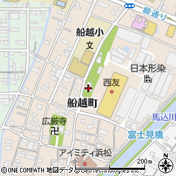 船越町公民館周辺の地図