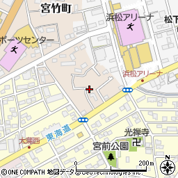 静岡県浜松市中央区宮竹町40周辺の地図