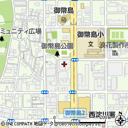 西淀川典礼会館周辺の地図