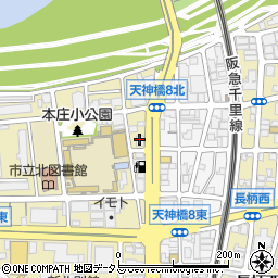 日本メナード化粧品　株式会社　大阪支店周辺の地図