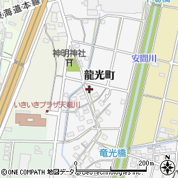 静岡県浜松市中央区龍光町228周辺の地図