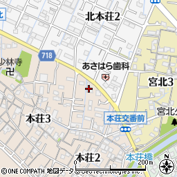 姫路信用金庫本荘支店周辺の地図