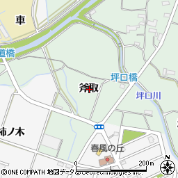 愛知県豊橋市高田町斧取周辺の地図