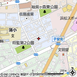 静岡県浜松市中央区神立町101周辺の地図