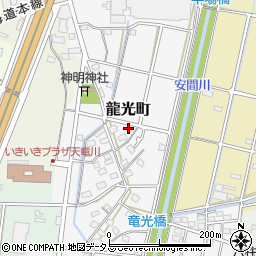 静岡県浜松市中央区龍光町231周辺の地図