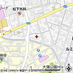 静岡県浜松市中央区和田町412周辺の地図