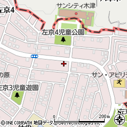 サンソレイユ左京周辺の地図