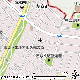 サングレイス左京１号館周辺の地図