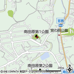 南田原第1公園周辺の地図