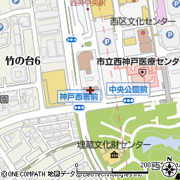 神戸西警察署周辺の地図