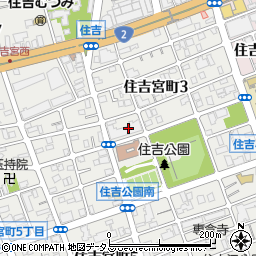 兵庫県神戸市東灘区住吉宮町3丁目5-11周辺の地図