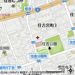 兵庫県神戸市東灘区住吉宮町3丁目5周辺の地図