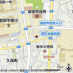 静岡県磐田市国府台1周辺の地図