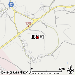 奈良県奈良市北村町周辺の地図