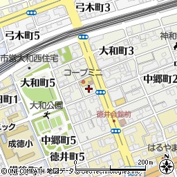 セブンイレブン神戸大和町４丁目店周辺の地図