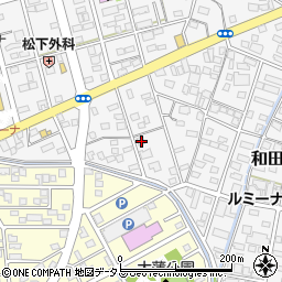 静岡県浜松市中央区和田町404周辺の地図