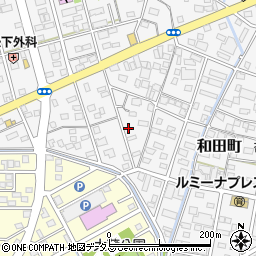 静岡県浜松市中央区和田町383周辺の地図