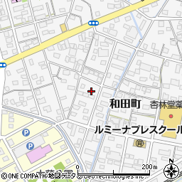 静岡県浜松市中央区和田町372周辺の地図