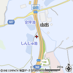 三重県伊賀市山出2205周辺の地図