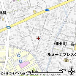 静岡県浜松市中央区和田町384周辺の地図