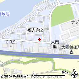 安福ゴム工業福吉寮周辺の地図