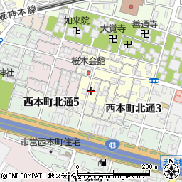兵庫県尼崎市東桜木町67周辺の地図