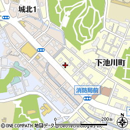 静岡県浜松市中央区下池川町21周辺の地図