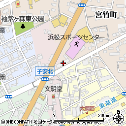 静岡県浜松市中央区宮竹町38周辺の地図