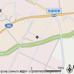 岩田川周辺の地図