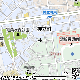 静岡県浜松市中央区将監町17周辺の地図