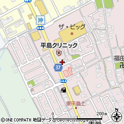 岡山県岡山市東区東平島1036-17周辺の地図
