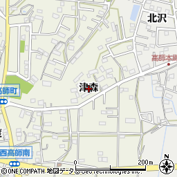 愛知県豊橋市西高師町津森周辺の地図